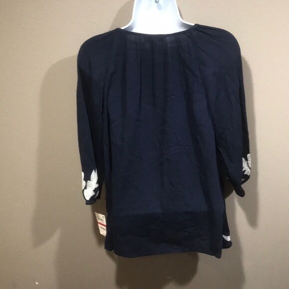 Charter Club Embroidered Top Womens size XS NWT - Picture 4 of 6